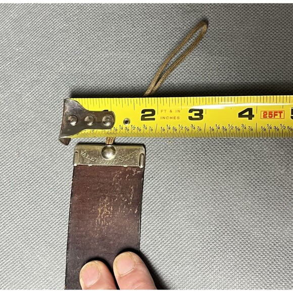 1938 Original Barber Shop Leather Razor Sharpening Strap-Autostrop Safety Razor - Picture 12 of 13